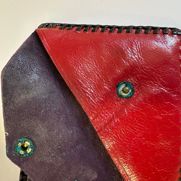 Vintage Floral Tooled Leather Wallet Western Design Bifold with Coin Pocket‎ - Picture 5 of 16